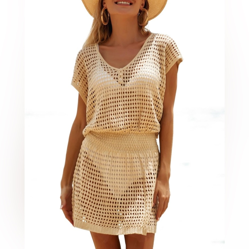 Crochet Beach Cover-Up Dress